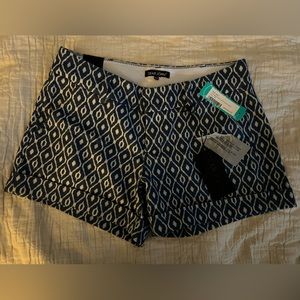 Dear John - Finnegan Roll Cuff Printed Short - Navy - size 8, inseam 4.5” - new